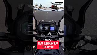 New Dominar 400 Top Speed Test