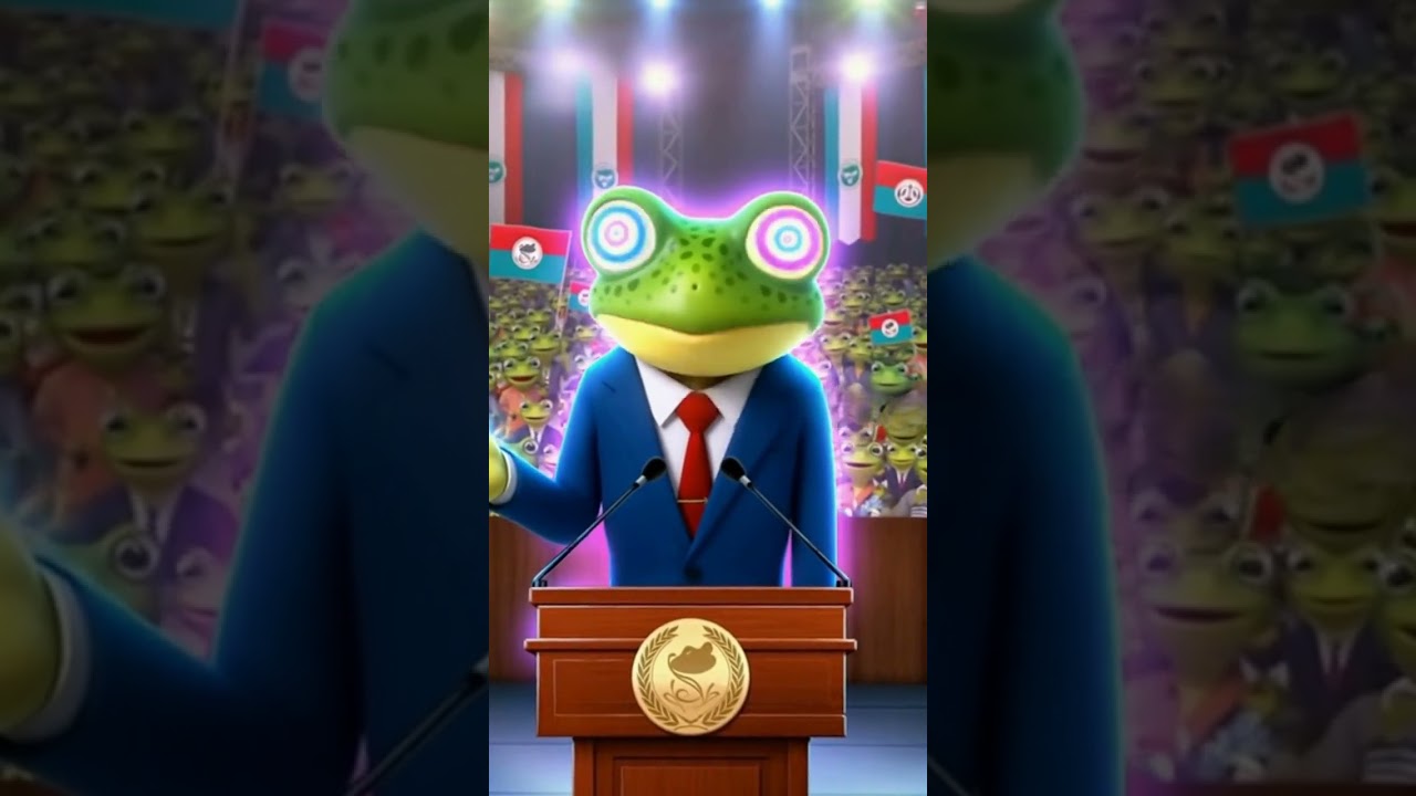 Hypnotic Frog Becomes President 🐸🇺🇸 | Brainrot Nation