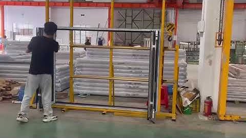 High-quality aluminum bifold window test#windows #bifoldwindow #foldingwindow #bifold #folding #fold