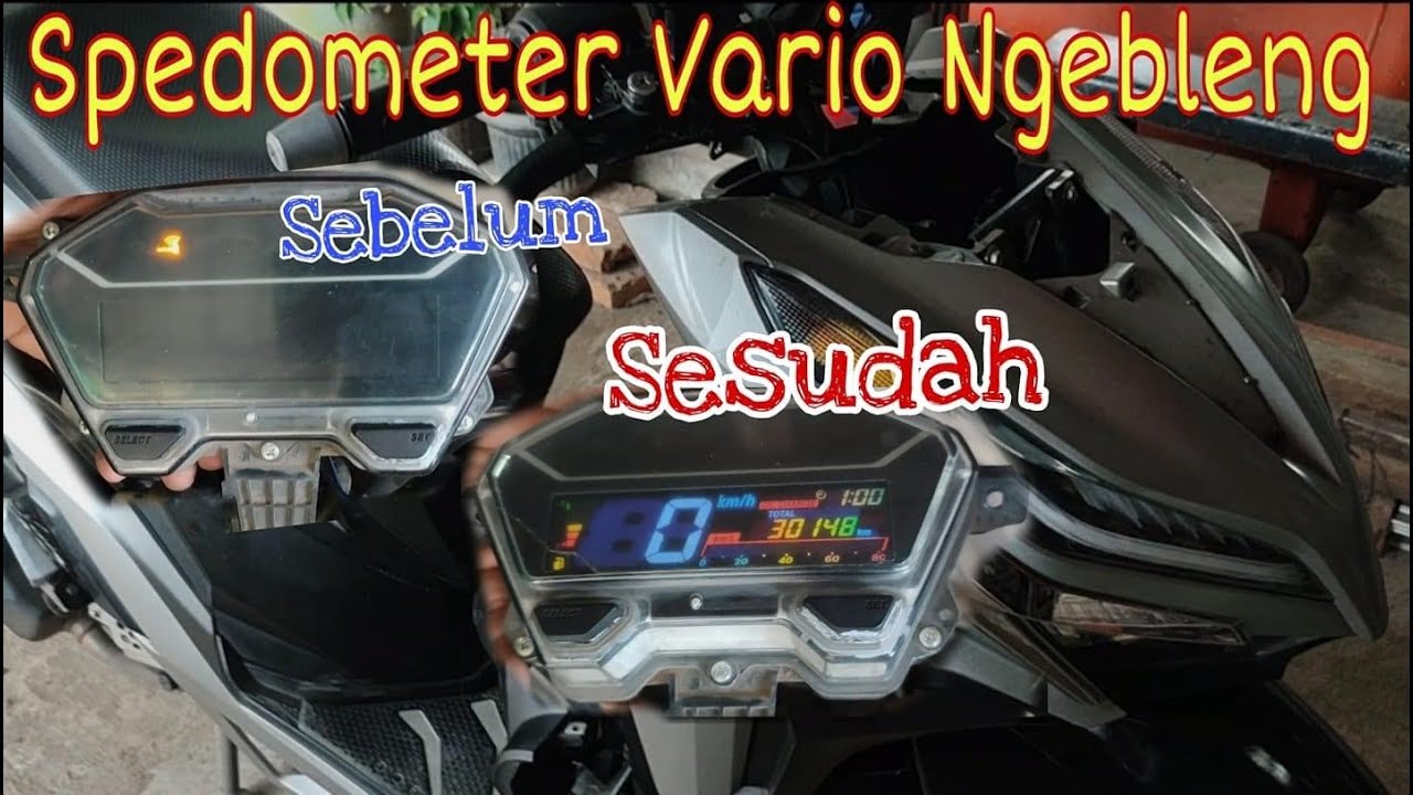 Cara Memperbaiki Digital Speedometer Vario 125/150 Ngeblenk/Mati YouTube