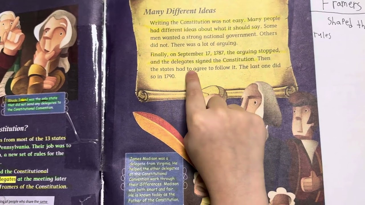 Into reading The constitution