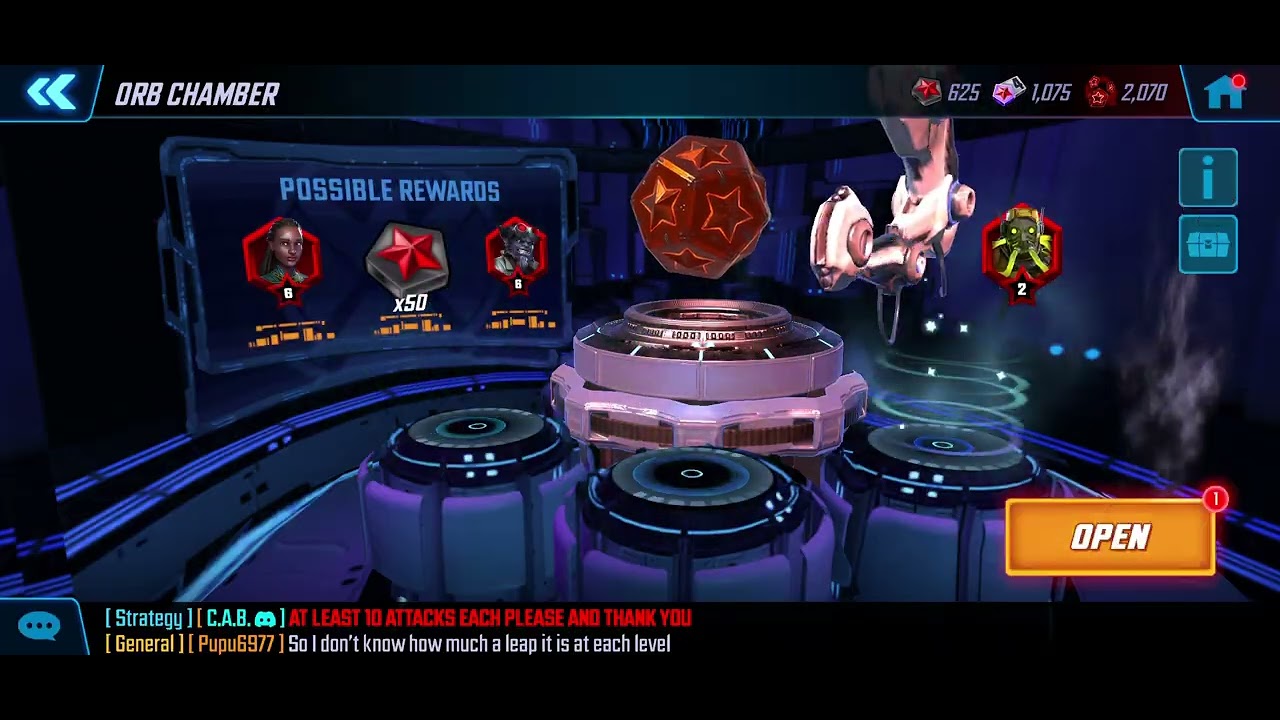 MARVEL Strike Force Daily Objectives 
