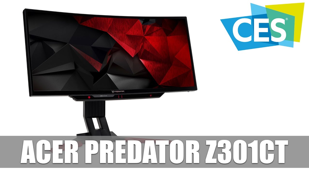 Acer Predator Z301CT Gaming-Monitor mit Tobii Eye-Tracking 