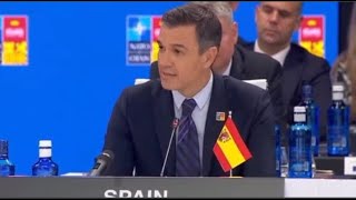 Pedro Sánchez da la bienvenida a miembros de la OTAN en Madrid