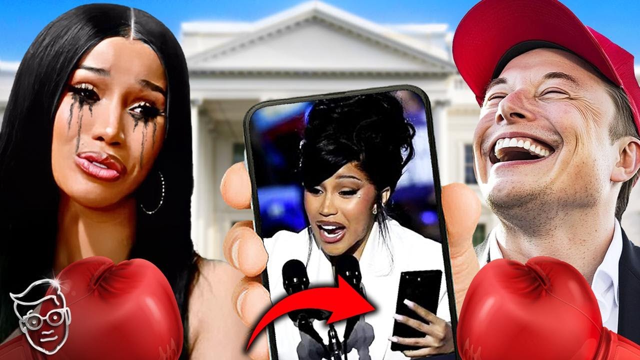 YIKES! Cardi B Has Psychotic Public MELTDOWN After Humiliating Kamala Endorsement, Elon Trolls Her🤣