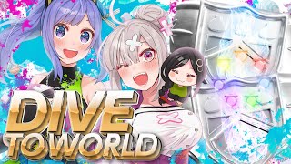 【歌ってみた】DIVE TO WORLD - CHERRY BLOSSOM (Covered by 朝ノ瑠璃×健屋花那)【TVアニメ「家庭教師ヒットマンREBORN！」OP】