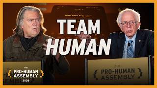 Bernie and Bannon Unite for Humanity | Pro-Human Assembly, 2026