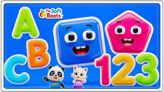 Preschool Learning activities for 3 year olds at home | Learn ABC Phonics Shapes Numbers Colors 🌈 screenshot 1