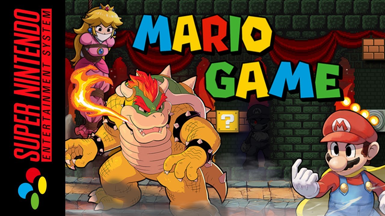 ⁣[Longplay] SNES - Mario Game [Hack] [100%] (4K, 60FPS)