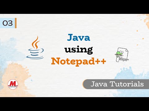 Java using Notepad++ | Java Programming in मराठी | Pankaj Mehta
