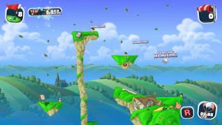 Worms Crazy Golf - [Britannia] All Hole-in-One shots - Walkthrough