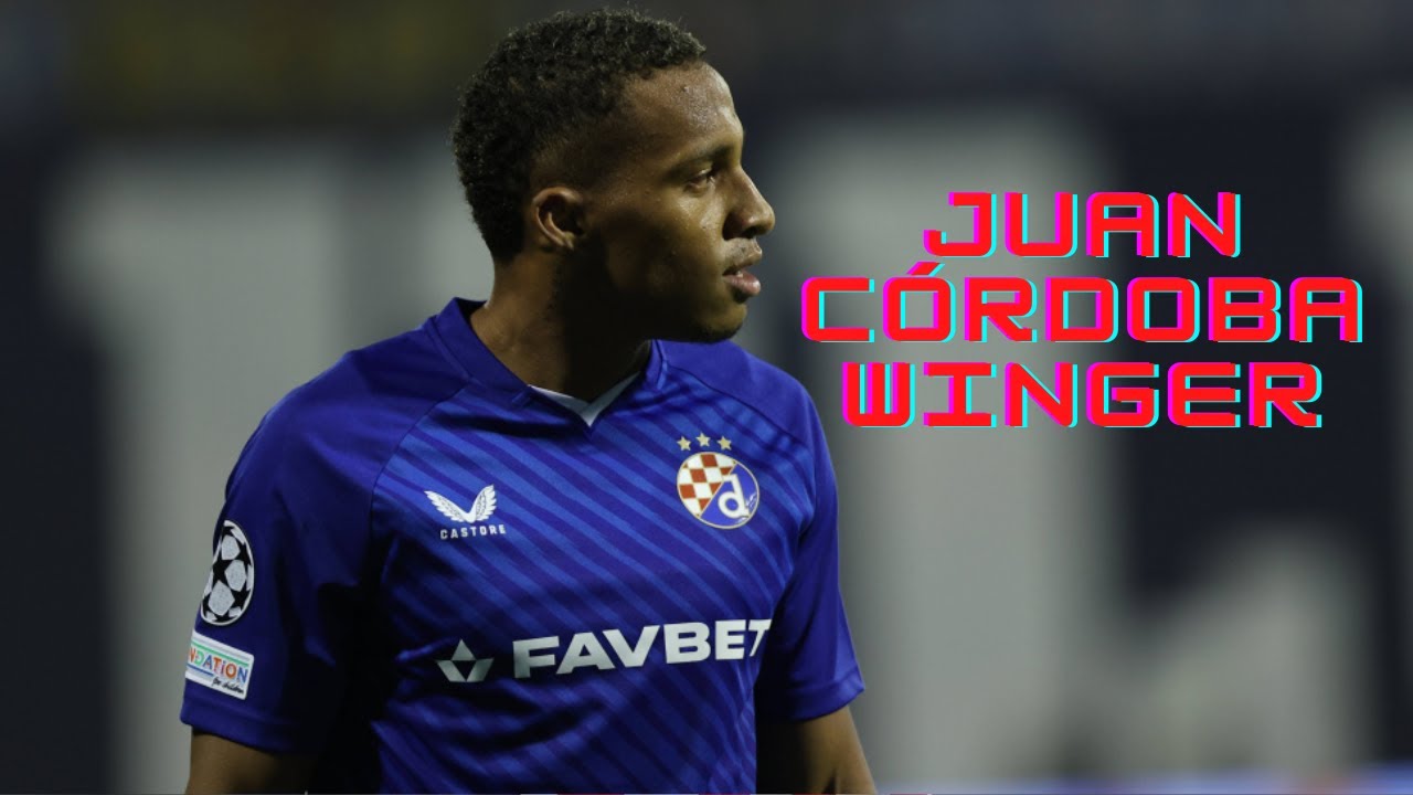 Juan Córdoba | GNK Dinamo Zagreb - Young Colombian Talent - Dribbling and Key Passes