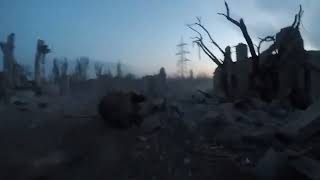 AZOV members raiding Russian army positions in Azovstal plant