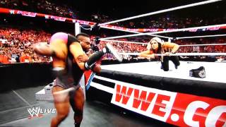 Kaitlyn Waredrobe Malfunction WWE Raw 06-17-2013