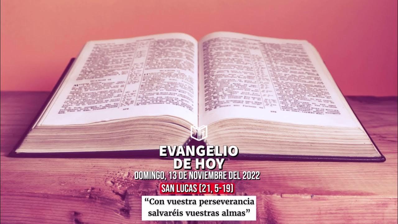 Evangelio de Hoy 13 de Noviembre 2022 San Lucas 21, 519 YouTube