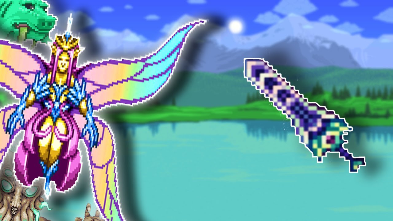 Killing every boss with Zenith in Terraria Master Mode (no Life Crystal, Armor & Accessories