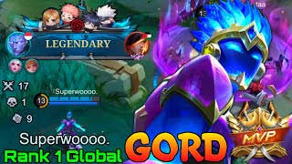 Monster Midlaner Gord No.1 Controller - Top 1 Global Gord by Superwoooo. - Mobile Legends 