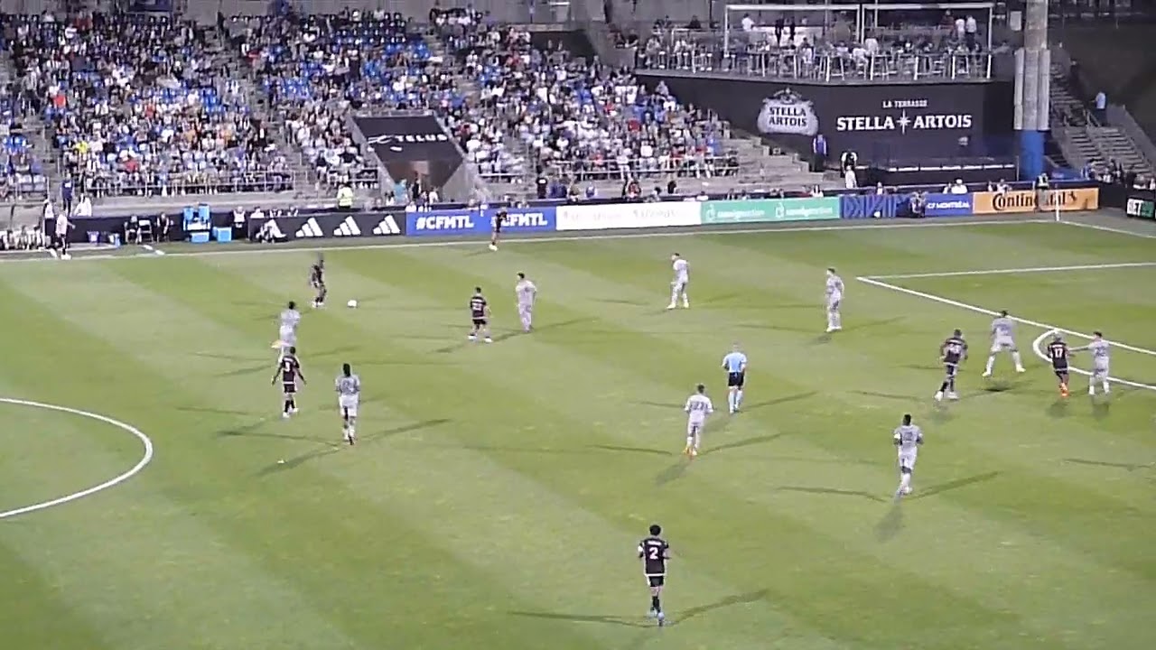 Nicolás Stefanelli of Inter Miami CF hit's the crossbar vs. CF Montreal (Impact) 5/27/23