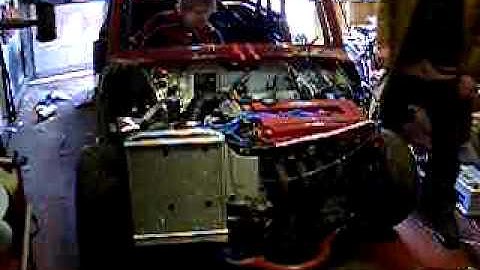 honda integra type r b18c in a classic mini first time start 1/5