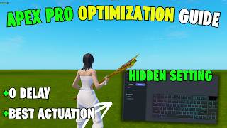 *ULTIMATE* SteelSeries Apex Pro TKL Optimization Guide 🔧 (Lower Delay + Faster Response)