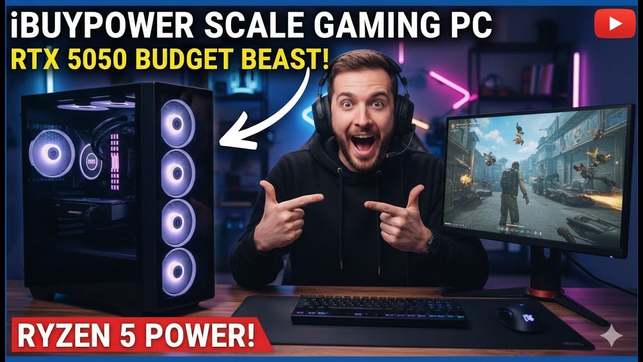 iBUYPOWER Scale Gaming PC Review | Ryzen 5 8400F + RTX 5050 | 16GB DDR5 ...