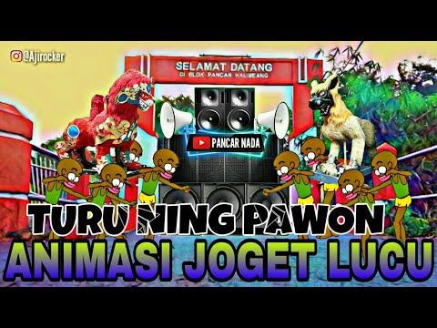 TURU NING PAWON VERSI ANIMASI JOGET LUCU - YouTube