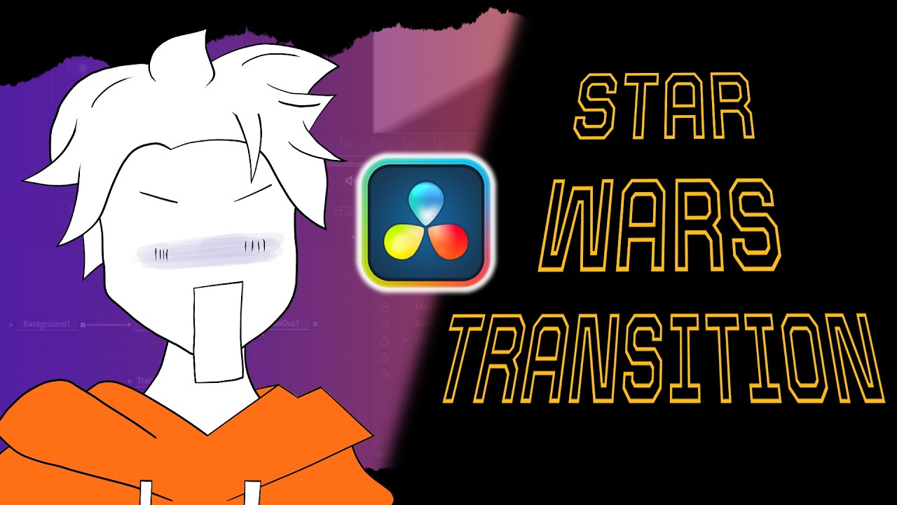 How To Create Star Wars Stream Stinger Transition In DaVinci Resolve | Tutorial