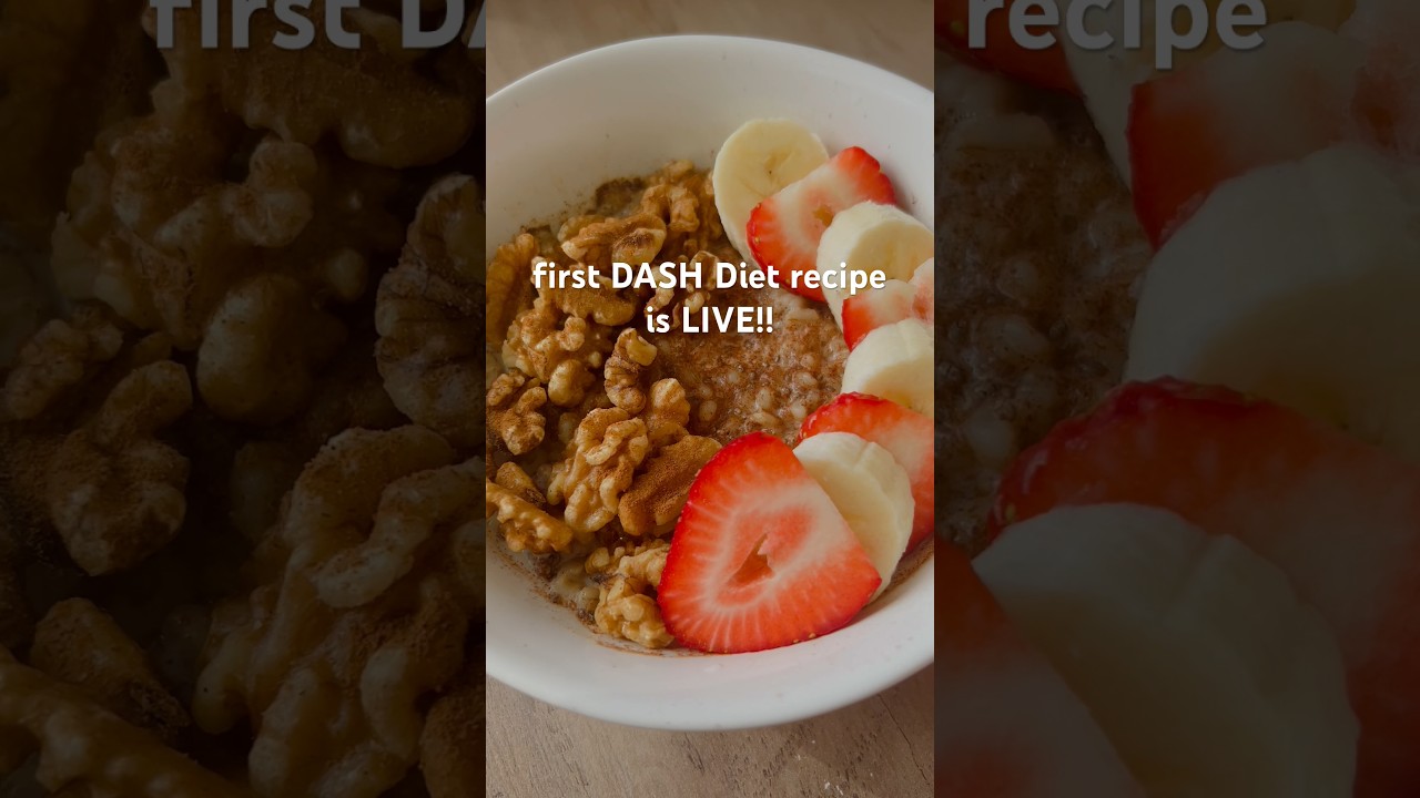 DASH Diet recipe is LIVE!! 