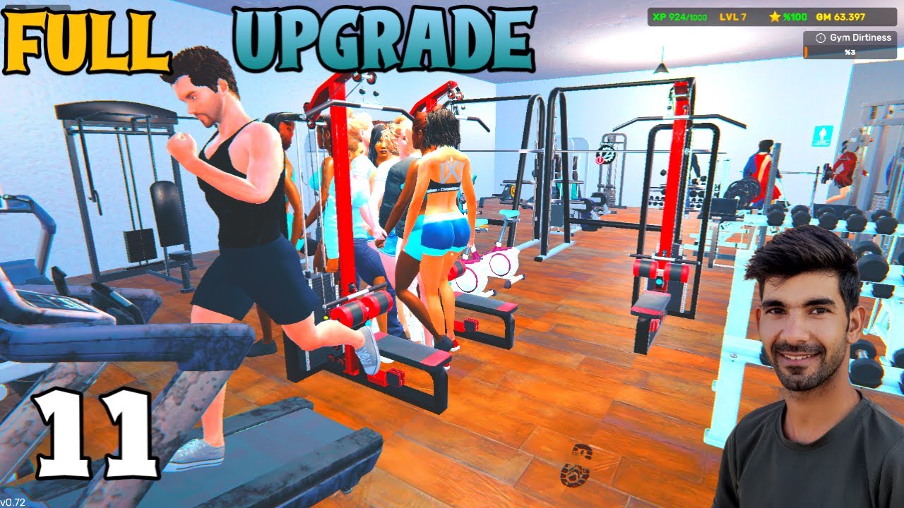 I FULLY UPGRADE MY GYM - GYM SIMULATOR 24 - YouTube