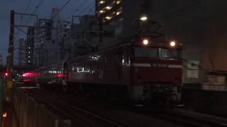【常磐貨物線】EF81-134+415系K537編成 田端操~三河島