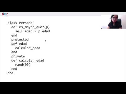 Ruby: Visibilidad de métodos