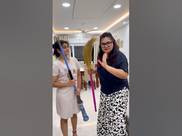 Deepavali ki house cleaning chesasa🧹🧨 #ishqyouall #swv #telugu #youtube #shorts