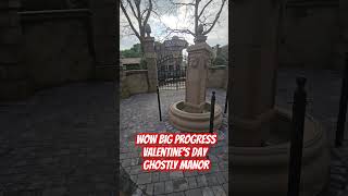 WOW! BIG PROGRESS AT GHOSTLY MANOR @paultonspark #paultonspark #themeparks