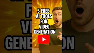 5 Free AI Tools for Video Generation #aitools #aivideotools #freeaitools #texttovideo
