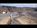 ドリフトコースで柵越えのクラッシュ