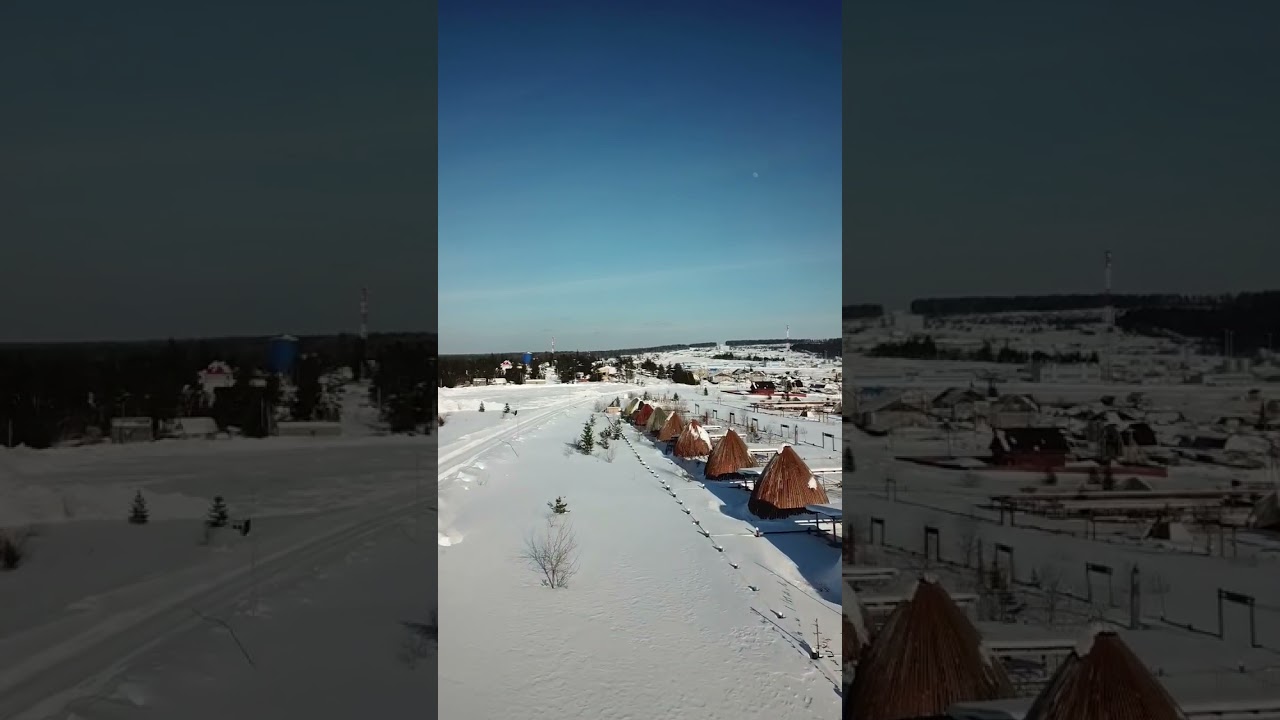 Странные постройки в Якутии.