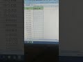 excel sheet Automatic number bina mouse se drak kiye likhe #excel #short computer #Microsoft office