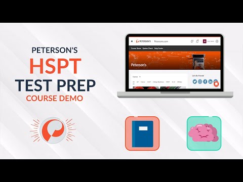 Peterson's HSPT Online Prep Course