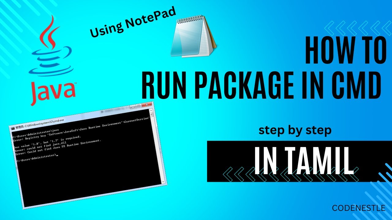package in java | how to run package program in cmd | java tutorial in ...