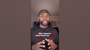 How To Receive A COMPLIMENT! #Shorts