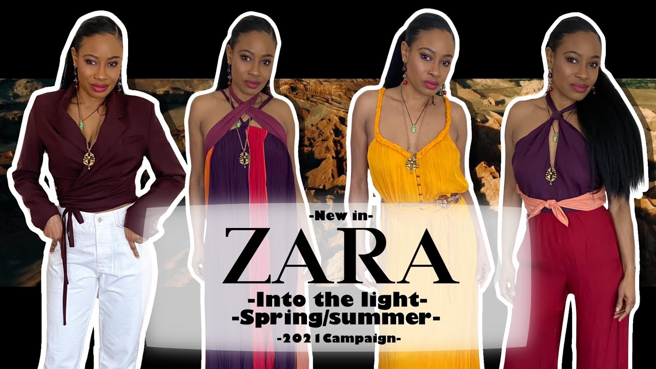 Huge Zara New In Unboxing Try On Haul Spring Summer Felecia James Youtube