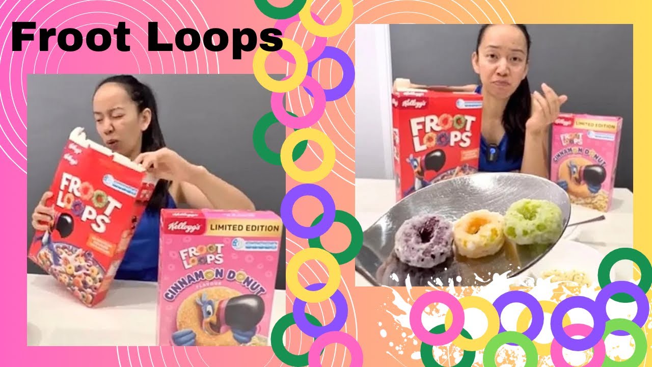 Limited Edition Cinnamon Donut Froot Loops vs Froot Loops Original 🇦🇺 Review