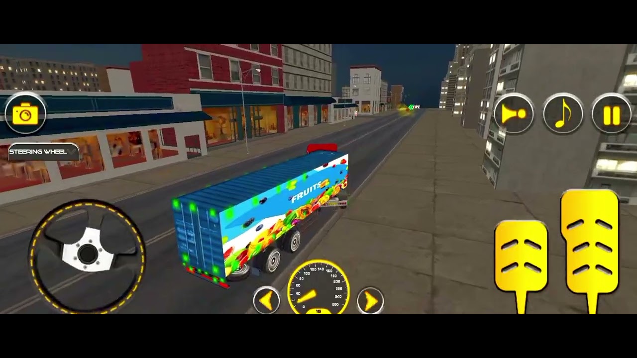 City Euro truck  driving mode .