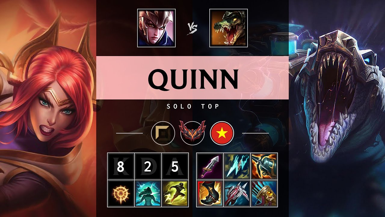 Quinn Top vs Renekton - VN Grandmaster Patch 25.13