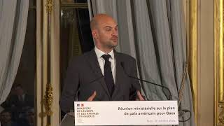 Arrivals as France holds conference in Paris to discuss Gaza