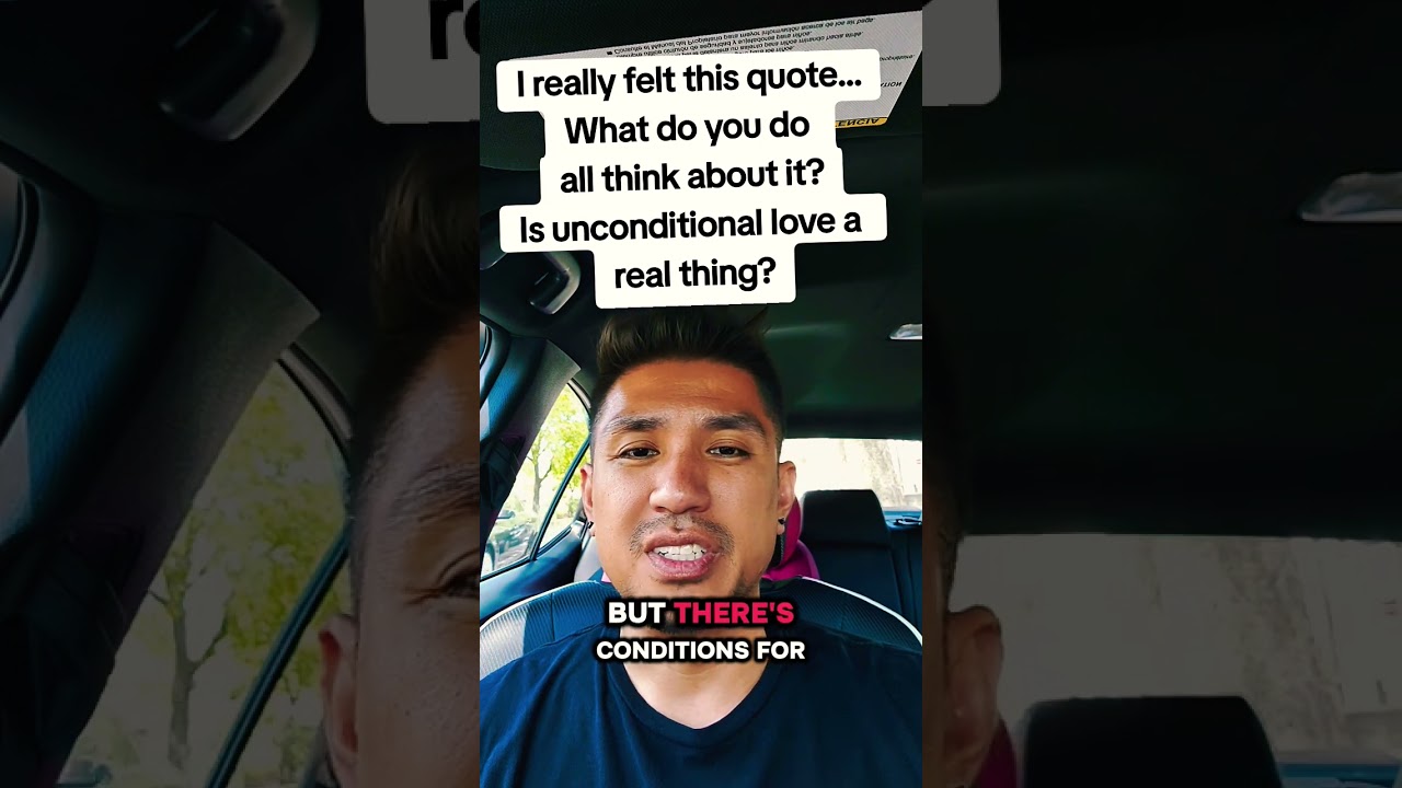 Is unconditional love a real thing?  