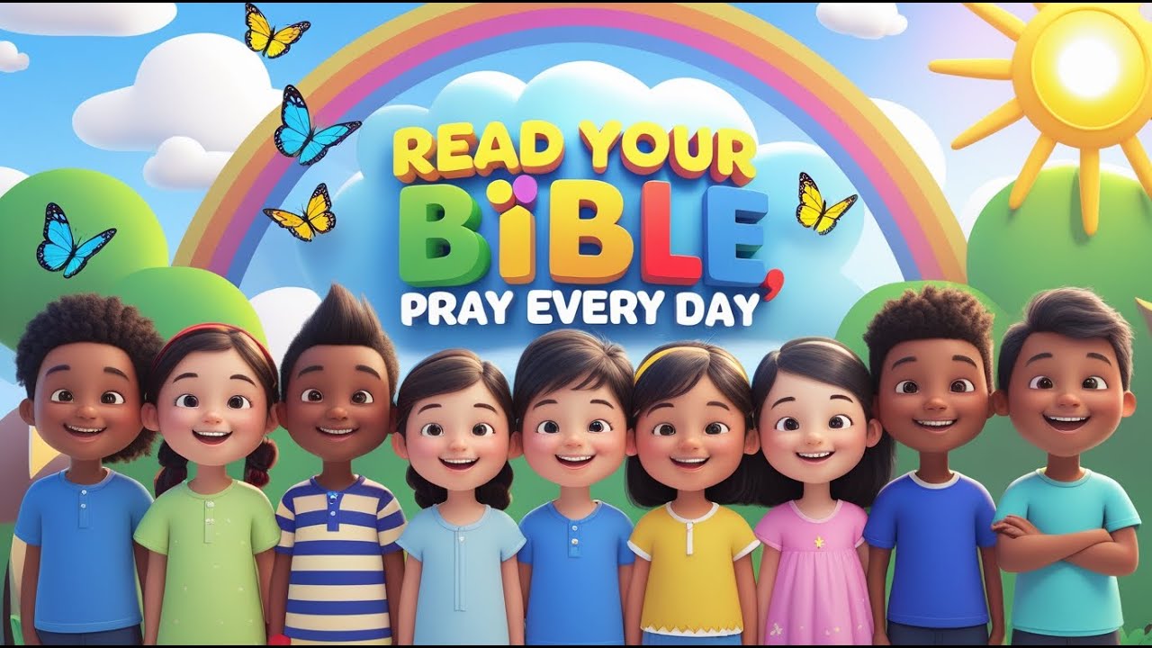 Read Your Bible Pray Every Day| Kids Song|Bible Story and Prayer Song
