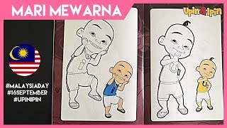 Mari Mewarna Upin Ipin Coloring Pages For Kids Youtube