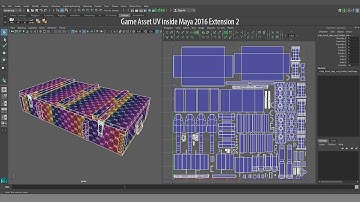 Game Asset UV inside Maya 2016 Extension 2