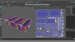 Game Asset UV inside Maya 2016 Extension 2